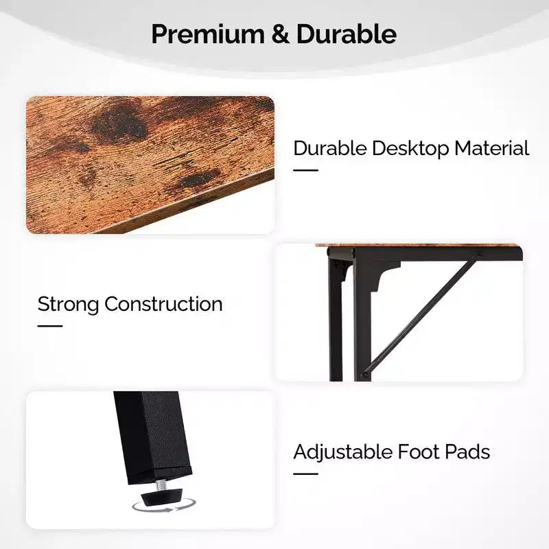 43'' Counter Height Bar Table Rectangular Pub Table Sofa Table