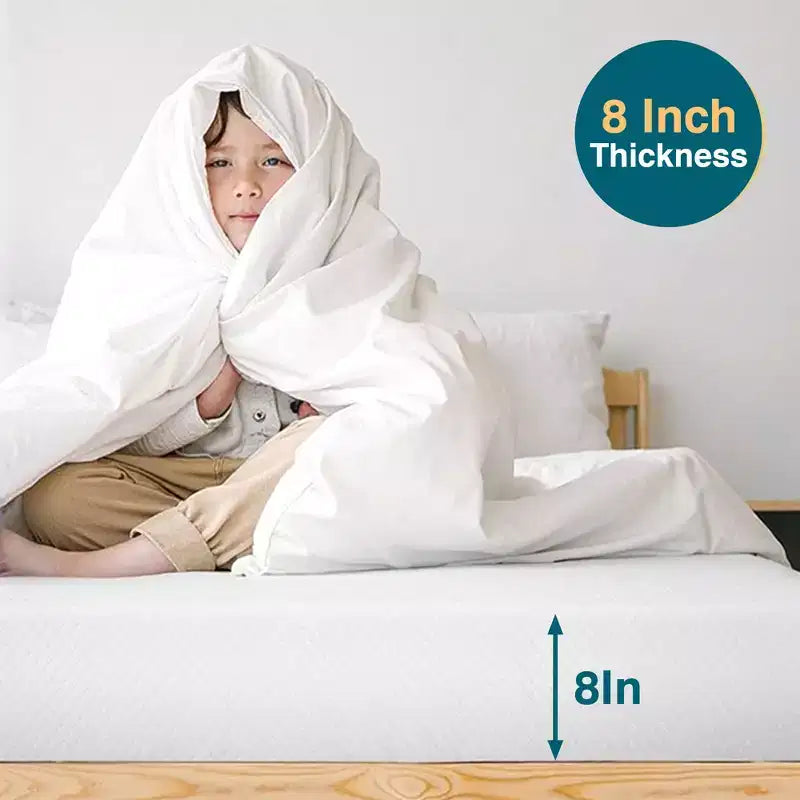 Matelas en mousse à mémoire de forme jumeau 8 po en boîte