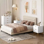 Commode moderne pour chambre à coucher, commode de 60 cm de large, 5 tiroirs avec pieds en métal, petite tour de rangement pour entrée, couloir, salon et placard