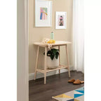 Console en bois 32x16x30 Naturel