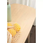 Console en bois 32x16x30 Naturel