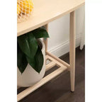 Console en bois 32x16x30 Naturel