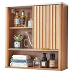 Bathroom Wall Cabinet with Door and Adjustable Shelf Wall Mounted Medicine Cabinet Organizer for Over Toilet Storage 23 x 7 x 24 Inch