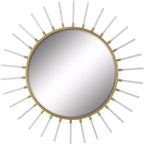 Uttermost Oracle Gold Leaf 55 Sunburst Wall Mirror