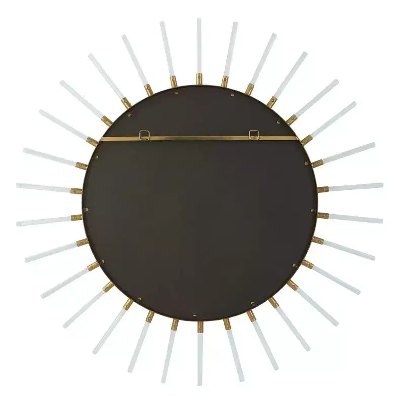 Miroir mural soleil doré 55 pouces
