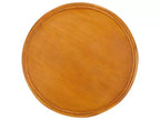 Table basse ronde en rotin naturel