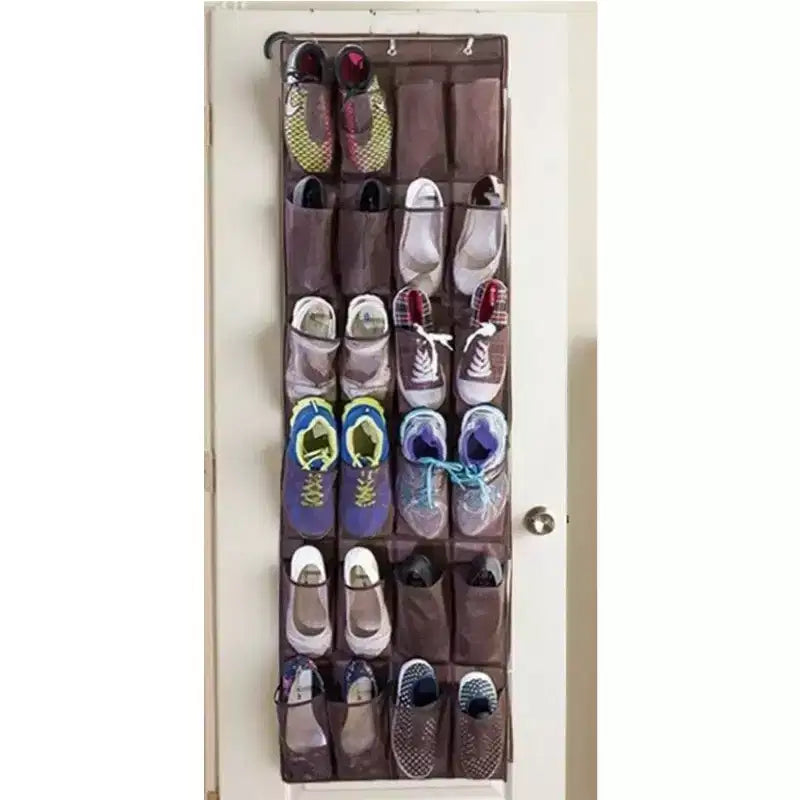 Range-chaussures de porte à 24 poches