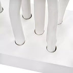 Paravent simple en branches de teck fait main style Bohème Côtier 99cm L x 173cm H