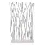Paravent simple en branches de teck fait main style Bohème Côtier 99cm L x 173cm H