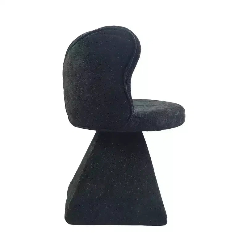 Chaise de Coiffeuse Élégante avec Dossier Papillon Chaise Moderne pour Chambre Tabouret de Maquillage Pivotant Fauteuil d'Appoint