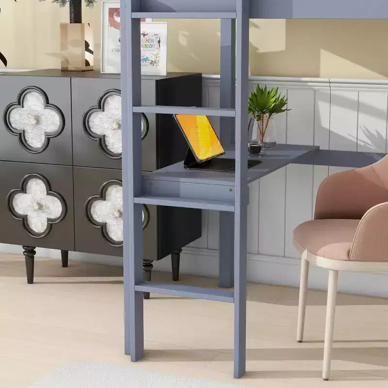 Barrière de sécurité pour lit superposé double, sans sommier, en pin massif