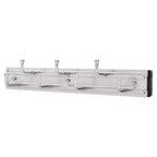 Rev-A-Shelf 12 Pull Out Closet Organization Rack for Belts, Ties and Scarves, Accessories Storage Hanger with Mounting Hardware, Chrome, BRC-12CR
