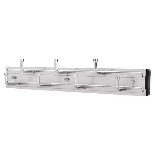 Rev-A-Shelf 12 Pull Out Closet Organization Rack for Belts, Ties and Scarves, Accessories Storage Hanger with Mounting Hardware, Chrome, BRC-12CR