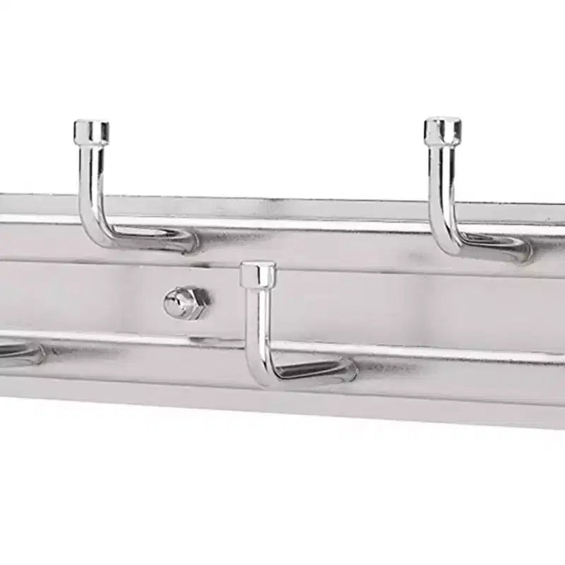 Étagère coulissante de 12 pouces pour l'organisation de ceintures, cravates et foulards, en chrome