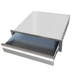 Tiroir de cuisine extérieure 24", tiroir simple encastré en acier inoxydable 304 pour îlot de barbecue, tiroir de rangement pour station de grillades de cuisine extérieure