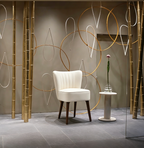 Chaise d'appoint moderne sans accoudoirs - Chaise longue et de salle à manger capitonnée de style Mid-Century avec pieds en bois brut pour le salon, la chambre, le bureau et la coiffeuse